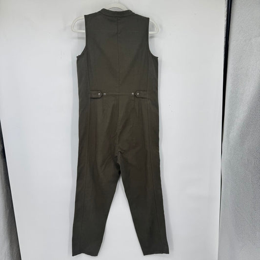 women Eileen Fisher NWOT Zip-Front Jumpsuit Olive Jumpsuit/Romper XXS