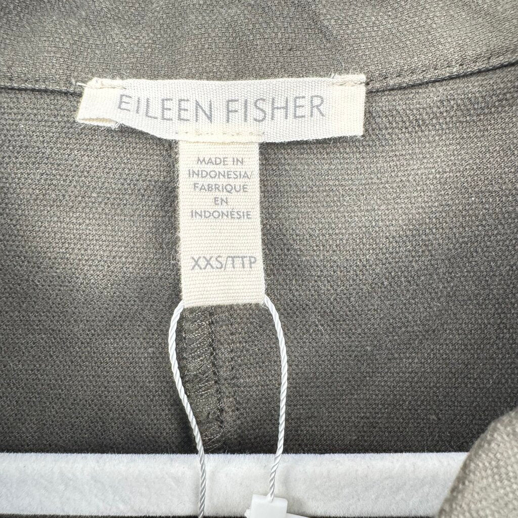 women Eileen Fisher NWOT Zip-Front Jumpsuit Olive Jumpsuit/Romper XXS