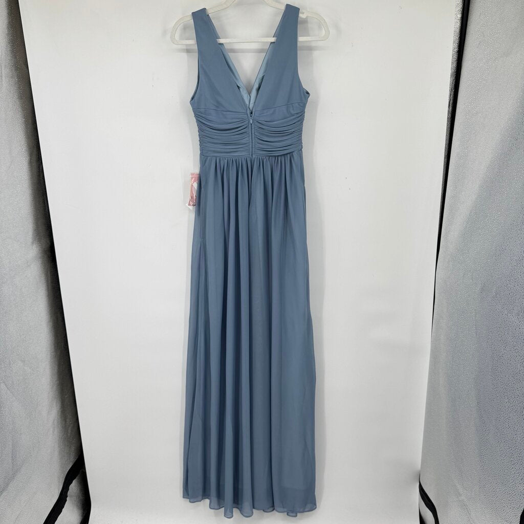 women Birdy Grey Lianna Sleeveless Dusty Blue Dress S