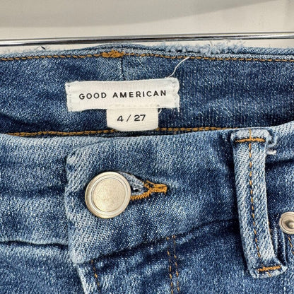 women Good American Good Classic Indigo Blue Jeans 4/27