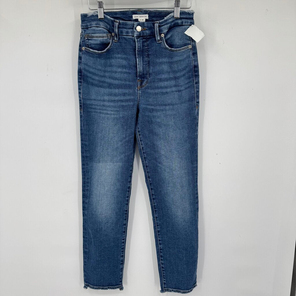 women Good American Good Classic Indigo Blue Jeans 4/27