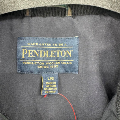 women Pendleton Water Resitant Full Zip Navy Blue Coat L
