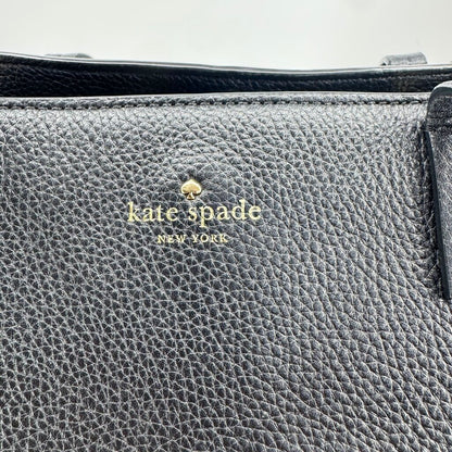 women Kate Spade Chester Street Allyn Leather Tote Black Purse