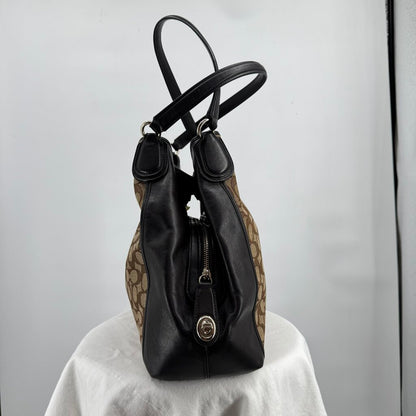 women Coach Edie 31 Shoulder Bag Brown Purse
