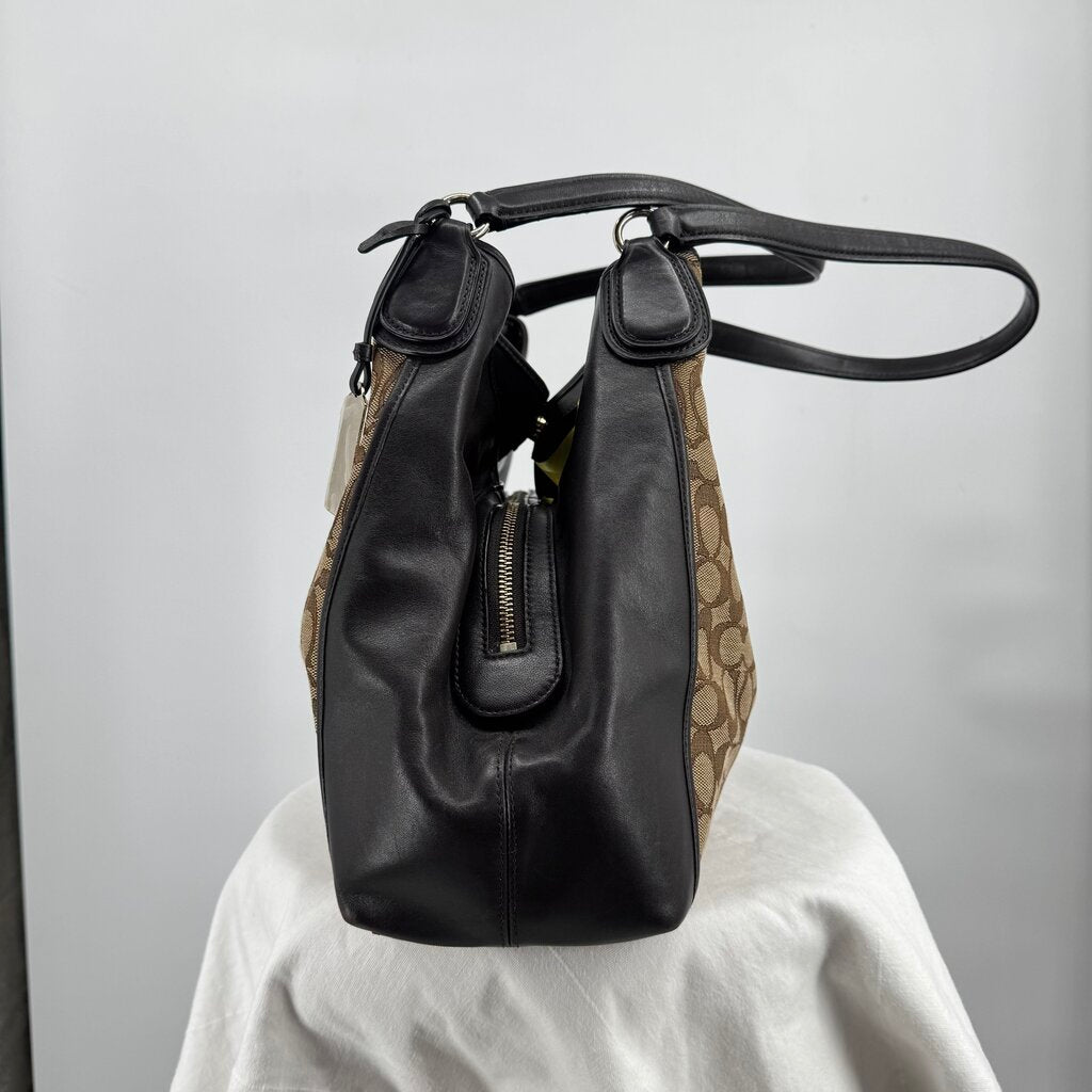 women Coach Edie 31 Shoulder Bag Brown Purse