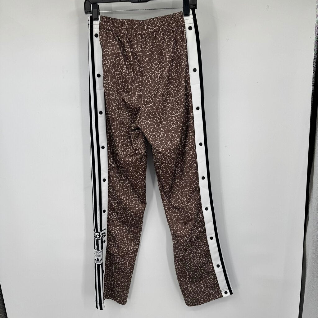 women Adidas AOP Adi-Break Pants Earth Strata/Stone Khaki Pants XS