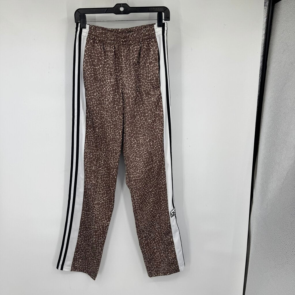 women Adidas AOP Adi-Break Pants Earth Strata/Stone Khaki Pants XS