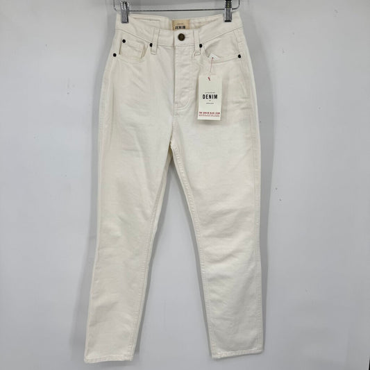 women Sezane NWT Le New Brut Sexy Ecru Jeans FR34/US2