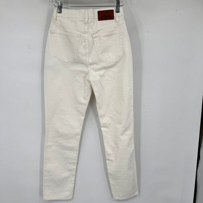 women Sezane NWT Le New Brut Sexy Ecru Jeans FR34/US2