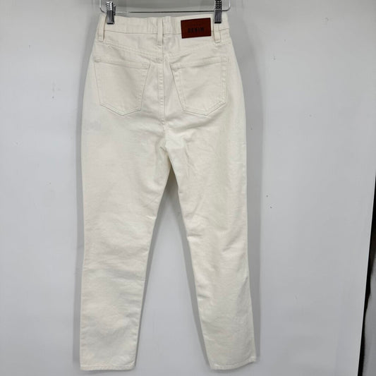 women Sezane NWT Le New Brut Sexy Ecru Jeans FR34/US2