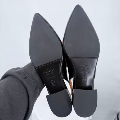 women Sezane NWOT Suzanne Slingbacks Black Shoes 40/9-9.5