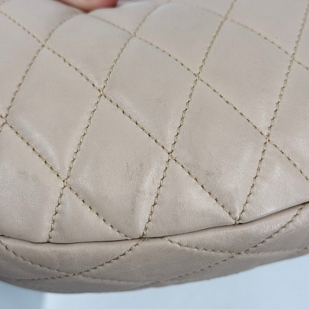 women Alohas The J Sling Bag Beige Purse 5.5"H, 10"W, 2.5"D