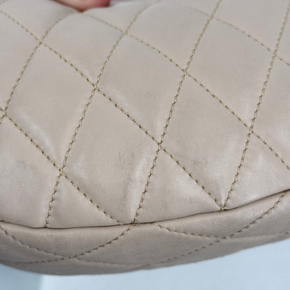 women Alohas The J Sling Bag Beige Purse 5.5"H, 10"W, 2.5"D