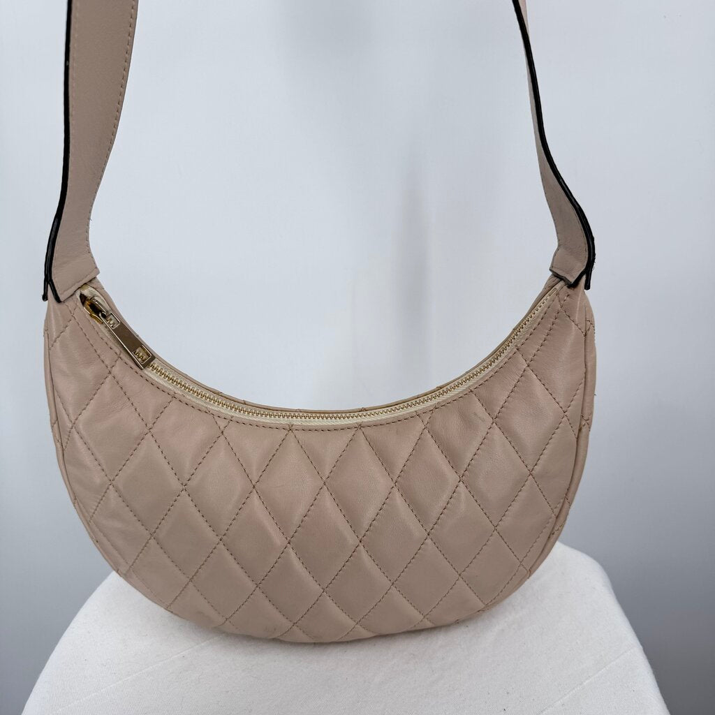women Alohas The J Sling Bag Beige Purse 5.5"H, 10"W, 2.5"D