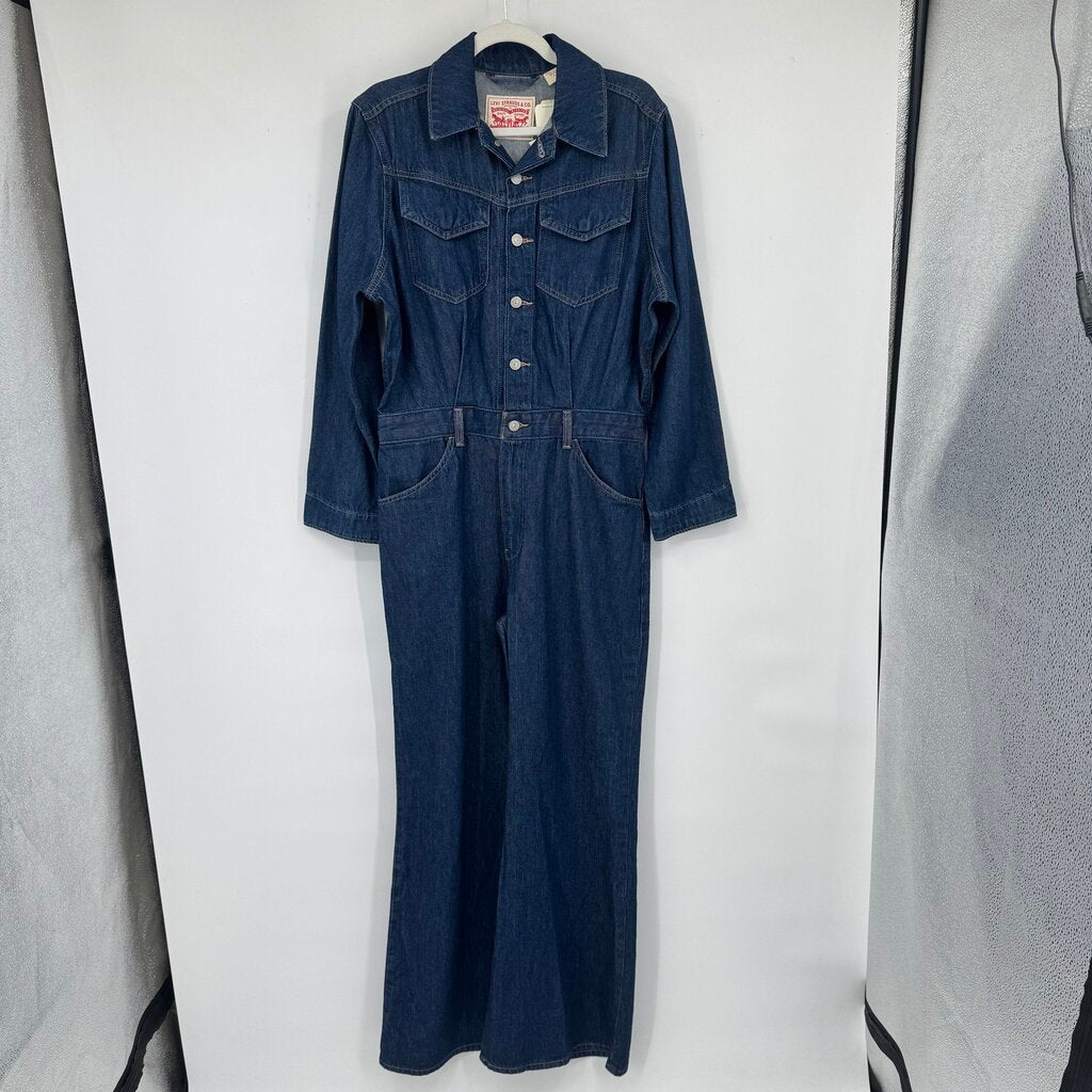 women Levi's NWT Western Jumpsuit Blue Jumpsuit/Romper 31/12
