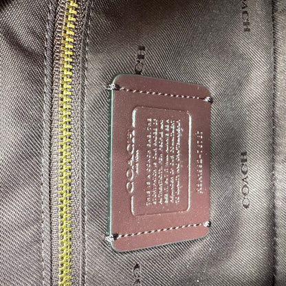 women Coach Whipstitch Colorblock Mixed Leather Dreamer Satchel 76787/76767 Ink Multi Purse