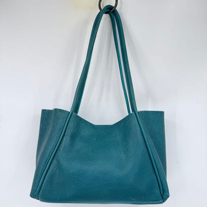 women Portland Leather Goods Verona Medium Tote Aquarius Purse 15.5"x12.5"x8.5"