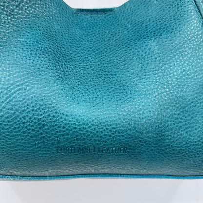 women Portland Leather Goods Verona Medium Tote Aquarius Purse 15.5"x12.5"x8.5"