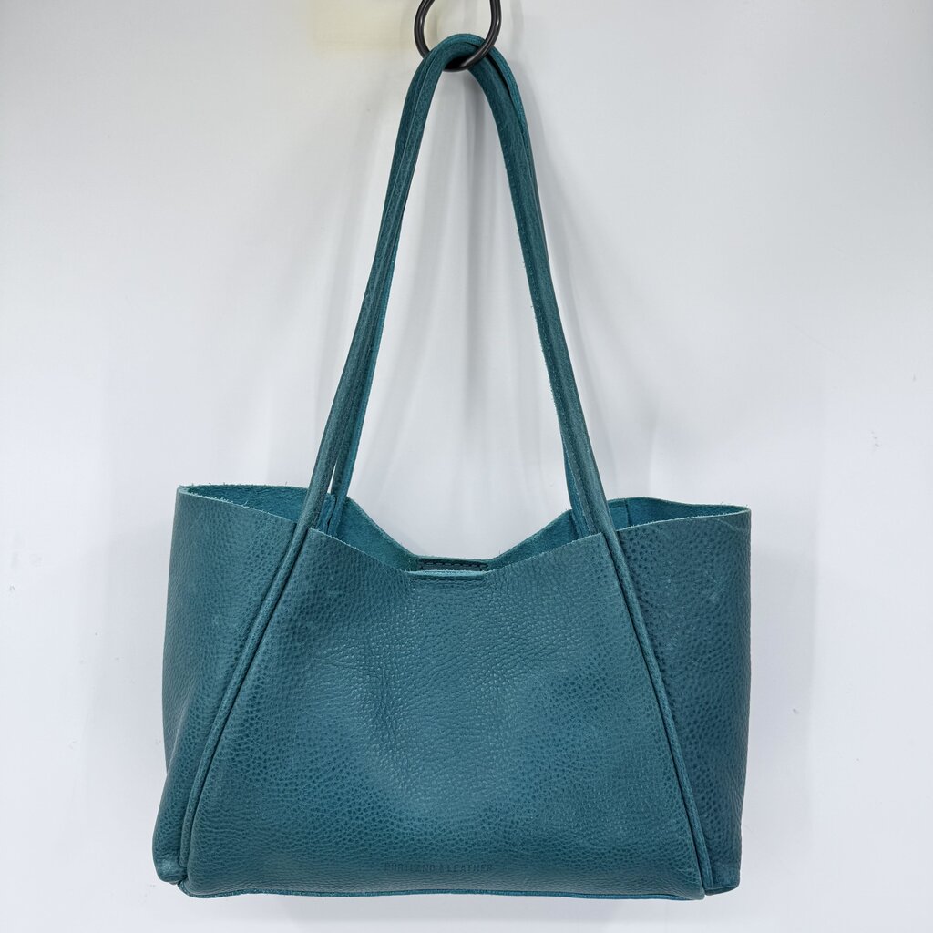 women Portland Leather Goods Verona Medium Tote Aquarius Purse 15.5"x12.5"x8.5"