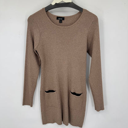 women Alyx Ribbed Knit Mini Dress Beige Dress